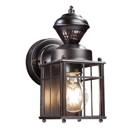 Or Franklin Motion-Sensing LED Wall Lantern - Matte Black OR2742039